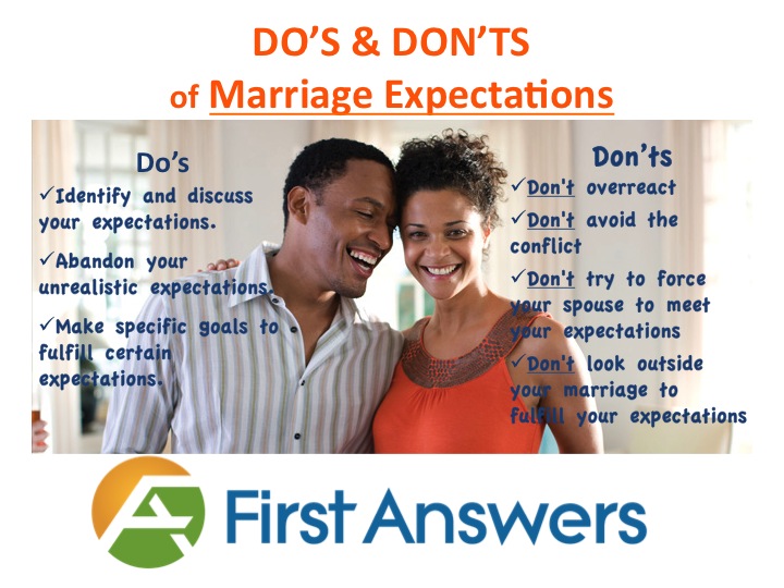 3 Tips for Fulfilling Your Marriage Expectations